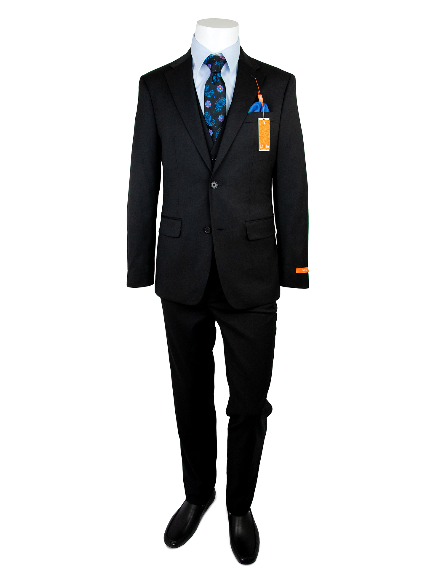 Tallia 32274 Young Men's Suit Separate Jacket - Skinny Fit - Black
