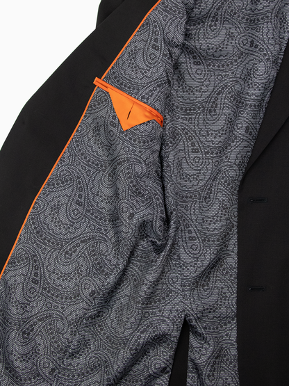 Tallia 32274 Young Men's Suit Separate Jacket - Skinny Fit - Black