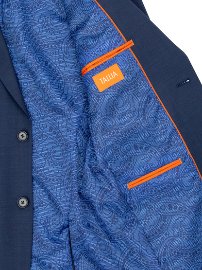 Tallia 32289 Young Men's Suit Separate Jacket - Skinny Fit - Blue