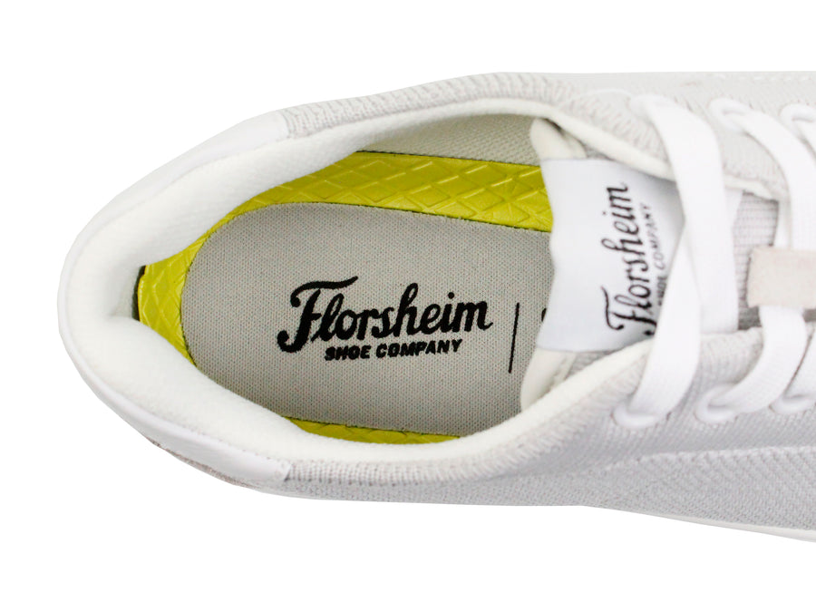Florsheim 33556 - Boy's Shoe - Knit Lace to Toe Sneaker - Oyster