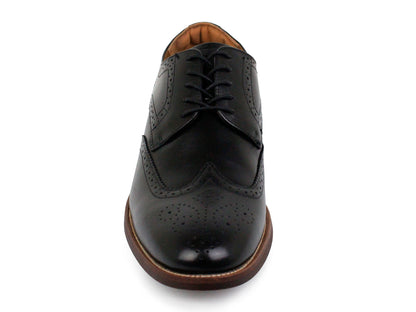 Florsheim 33598 Young Men's Wingtip Oxfords - Rucci - Black
