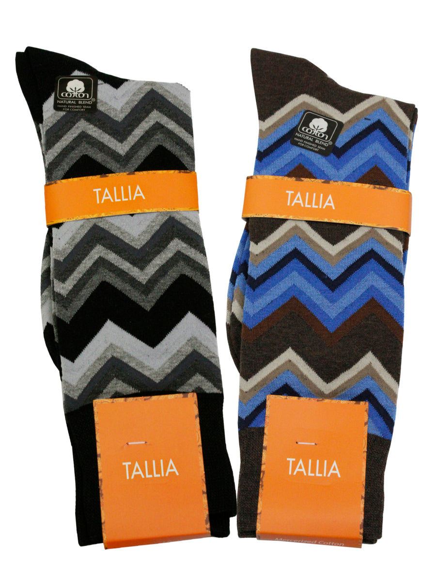 Tallia Mens Socks - 34170 - Chevron