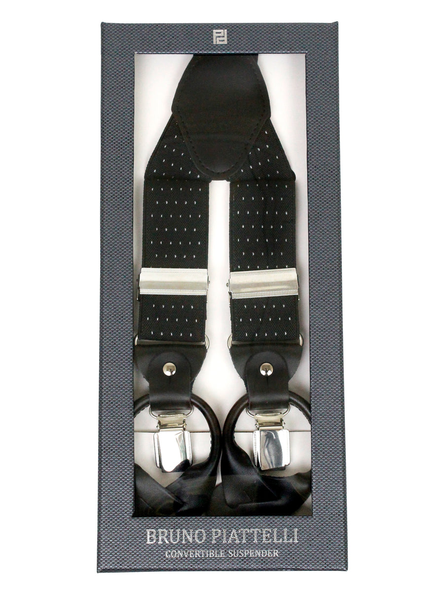 Bruno Piatelli 35538 Boy's  Convertible Suspenders - Pin Dot