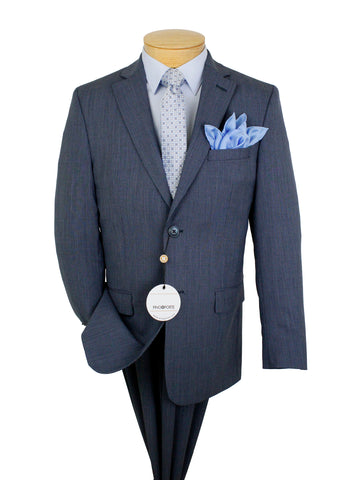 Image of PinoPorte 35898 Boy's Suit - Mini Houndstooth - Blue