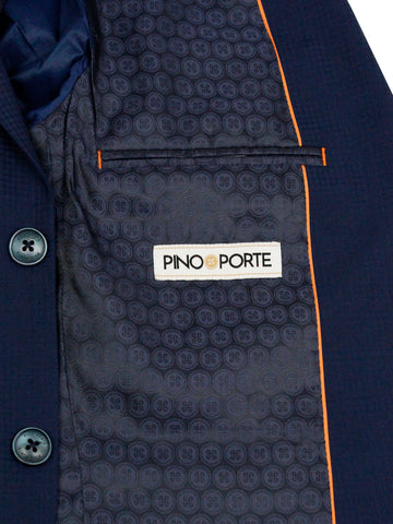 Image of PinoPorte 35905 Boy's Suit - Tonal - Navy