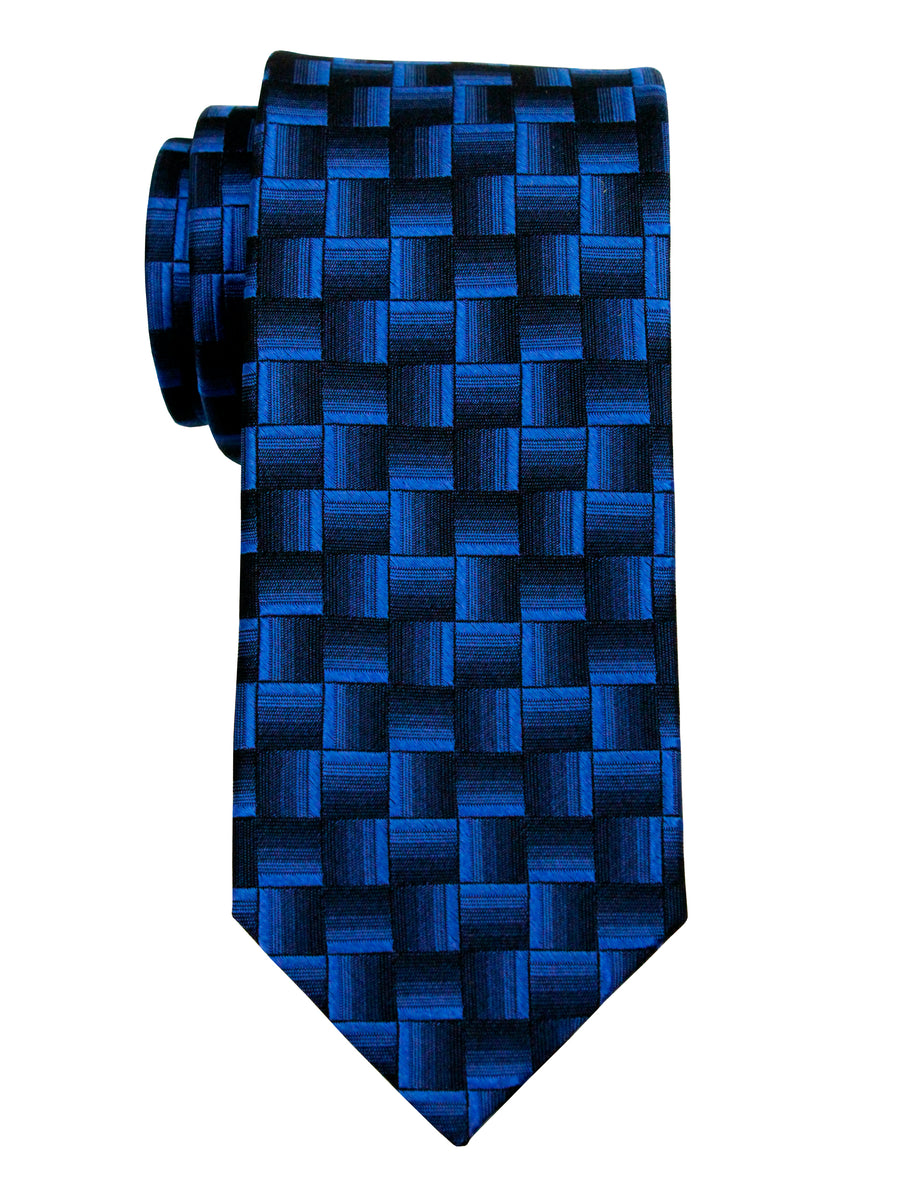 Enrico Sarchi 35985 Boy's Tie - Geo -Black/Blue
