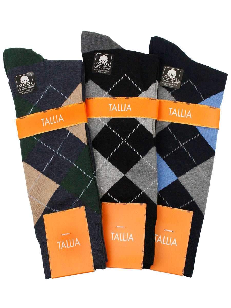 Tallia 36237 Men's Socks - Argyle