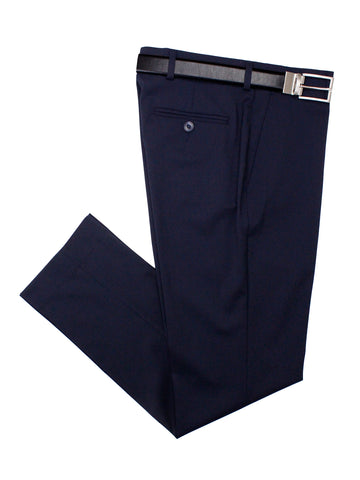 Michael Kors 36606P Boy's Suit Separate Pant - Solid Gab - Stretch - Navy