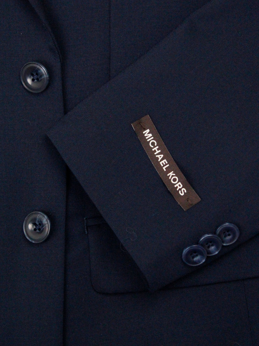Michael Kors 36606 Boy's Suit Separate Jacket - Solid Gab - Stretch - Navy