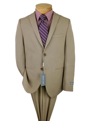 Image of Michael Kors 36657 Boy's Suit Separate Jacket - Skinny Fit - Solid Gab - Stretch - Tan