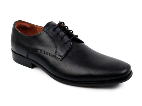Image of Florsheim 36753 Boy's Dress Shoe - Plain Toe Oxford - Black