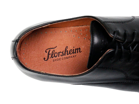 Image of Florsheim 36753 Boy's Dress Shoe - Plain Toe Oxford - Black