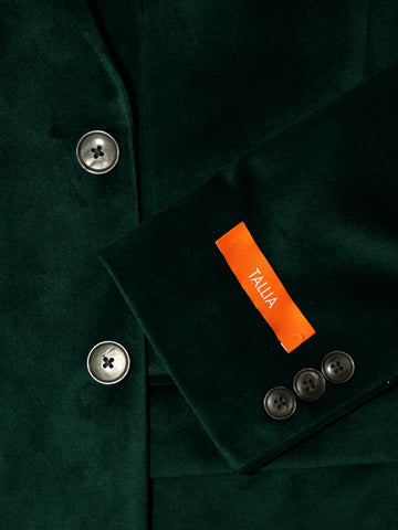 Tallia 36791 Boy's Sport Coat - Velvet - Emerald