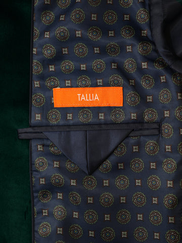 Image of Tallia 36791 Boy's Sport Coat - Velvet - Emerald
