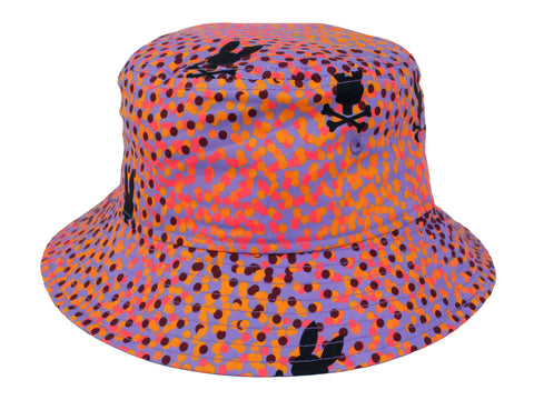 Psycho Bunny 36809 Boy's Bucket Hat - Chicago - Lavender/Purple