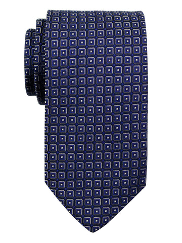 Dion 37031 Boy's Tie - Neat - Navy/Royal