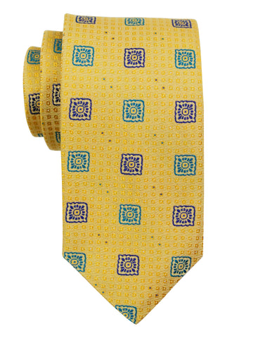Dion 37033 Boy's Tie - Neat - Yellow/Blue
