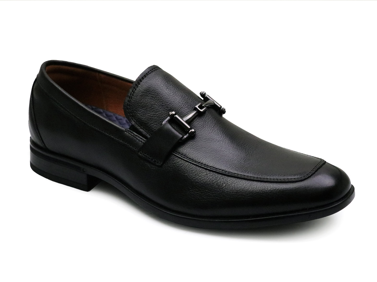 Florsheim 37184 Young Men's Bit Loafers - Zaffiro - Black