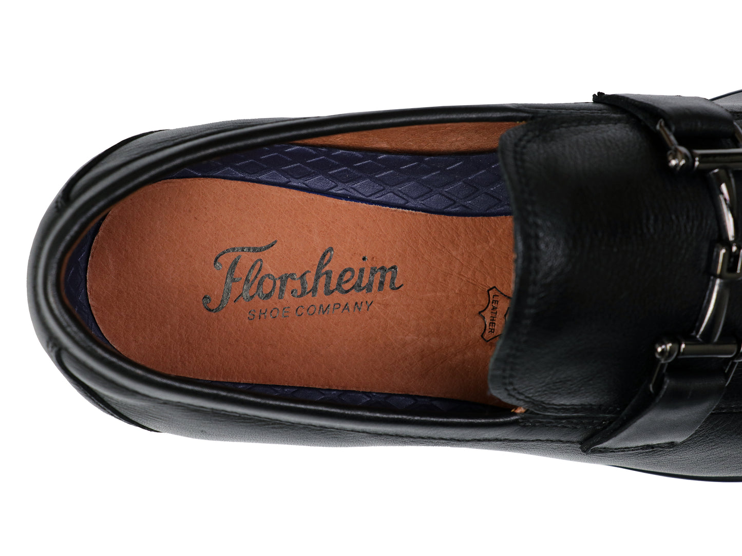 Florsheim 37184 Young Men's Bit Loafers - Zaffiro - Black