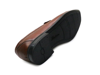 Florsheim 37195 Young Men's Bit Loafers - Zaffiro - Cognac