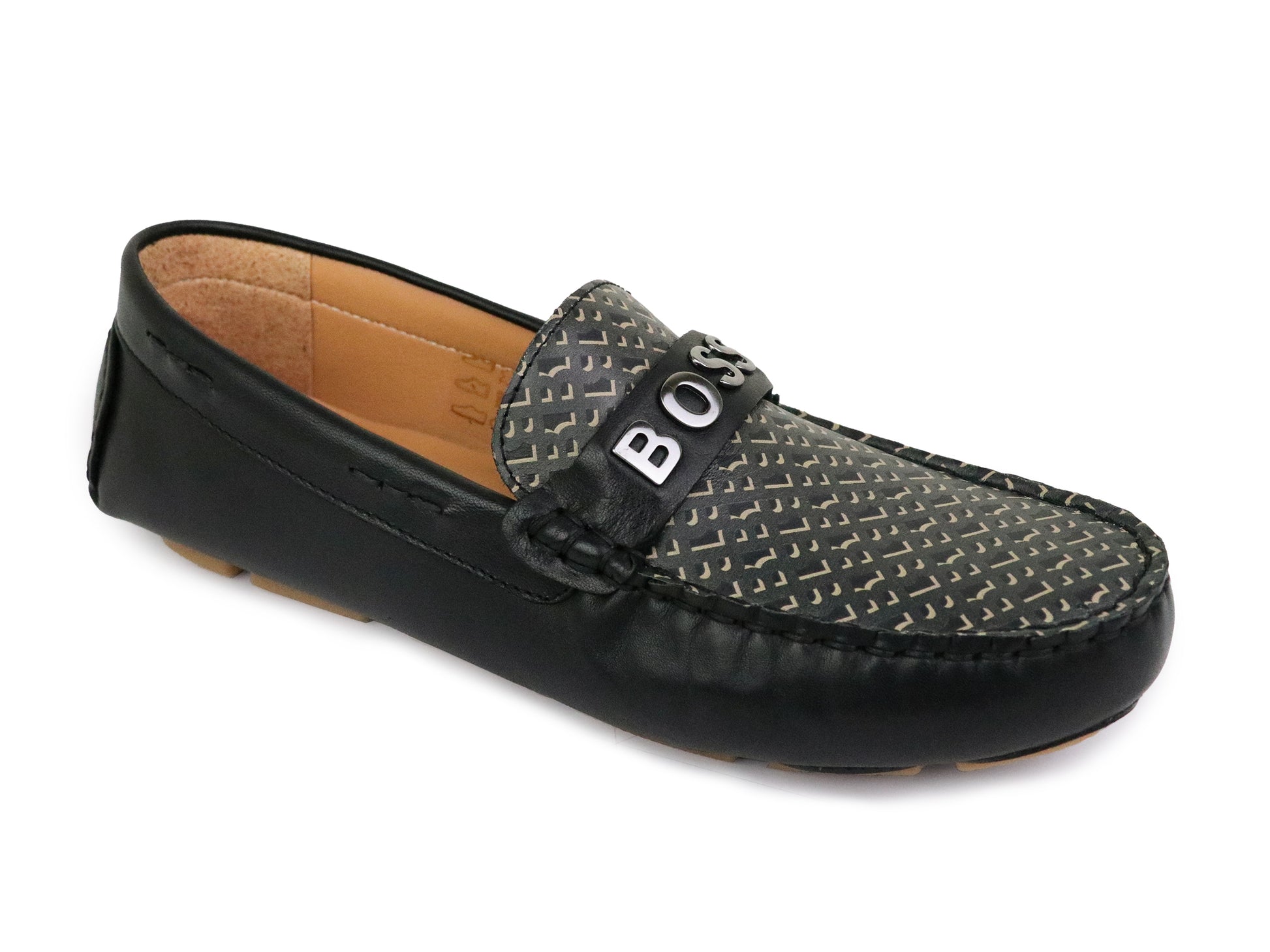 Boss 37231 Boys' Penny Drivers Moccasin Black – Heritage House