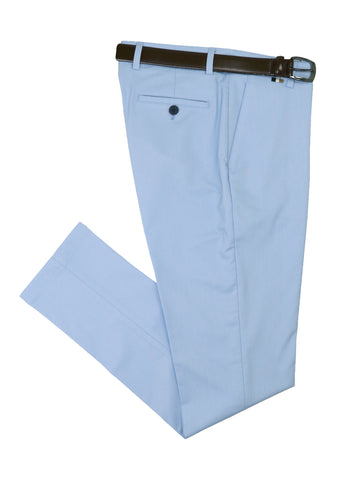 Boss 37329P Boy's Suit Separate Pant - Micro Weave - Pale Blue