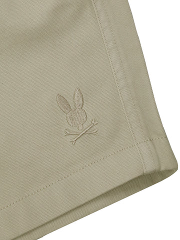 Psycho Bunny 37338 Boy's Short - Willis Tencel - Natural Linen