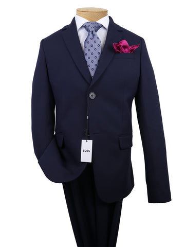Image of Boss 37384 Boy's Suit - Solid - Electric Blue