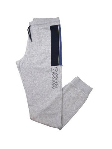 Boss 37389 Boy's Sweatsuit Set - Color Block - Chine Grey
