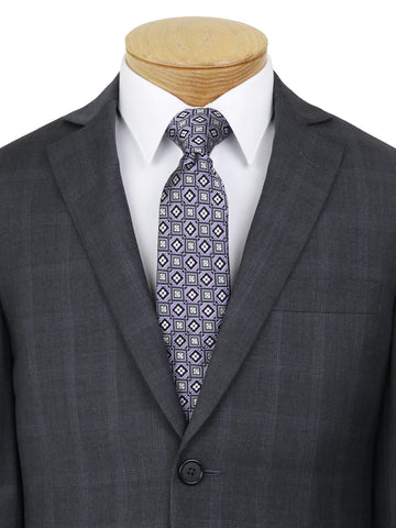 Image of Jared Elliot 37411 Boy's Suit - Plaid - Charcoal