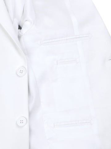 Image of David Oliver 37455 Boy's Suit - Slim Fit - Solid - White