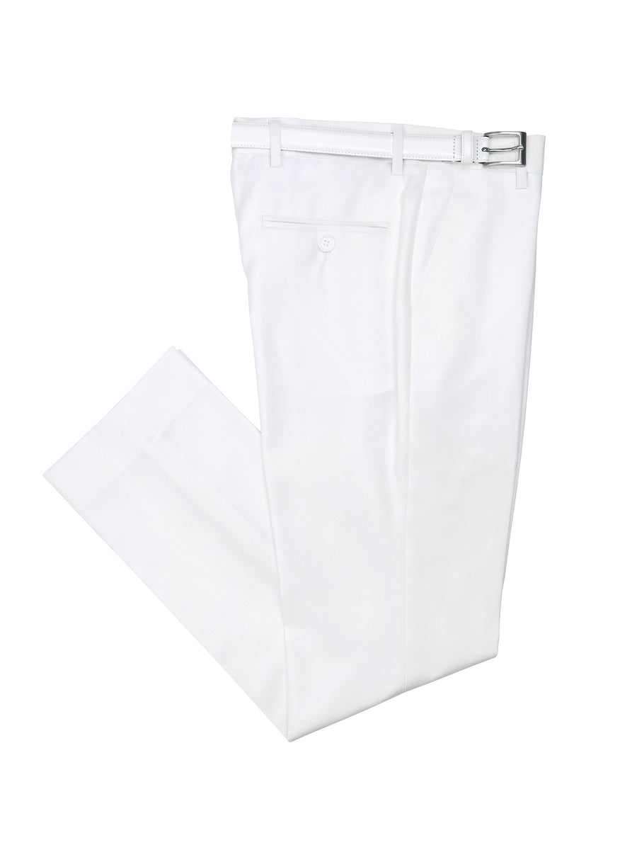 David Oliver 37455 Boy's Suit - Slim Fit - Solid - White