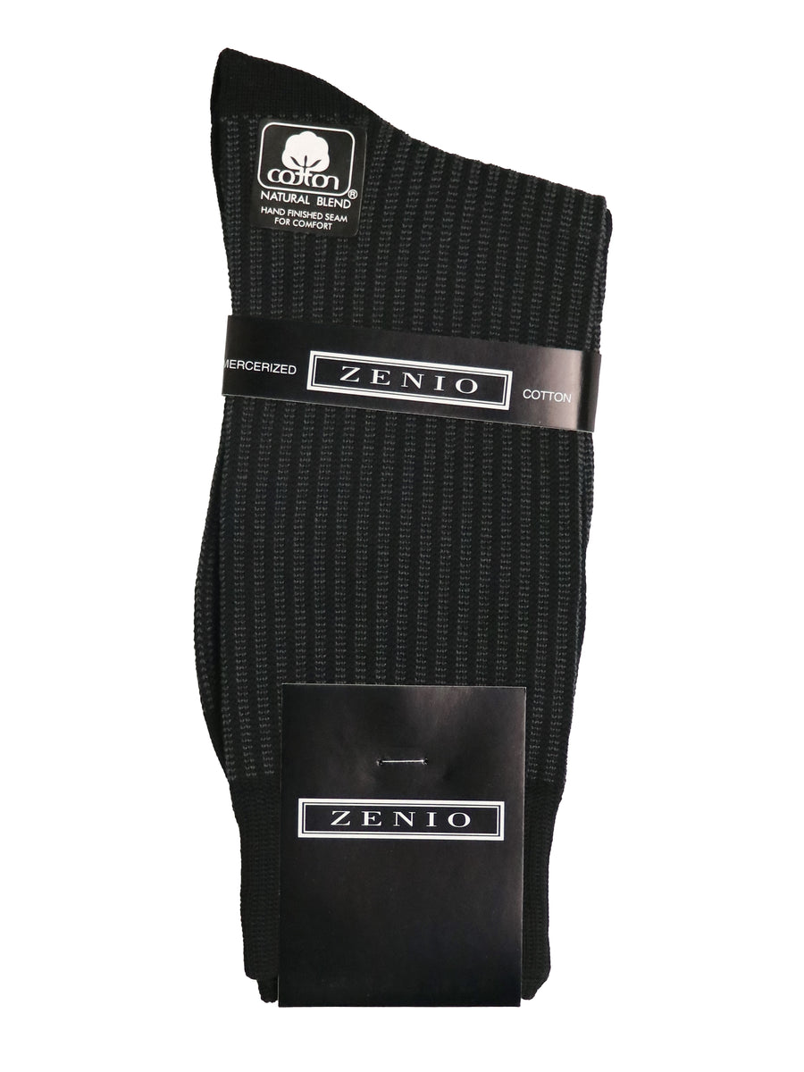 Zenio 37560 Boys' Socks - Stripe - Black
