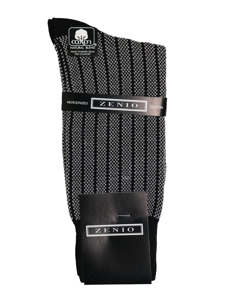 Zenio 37561 Boys' Socks - Stripe - Black