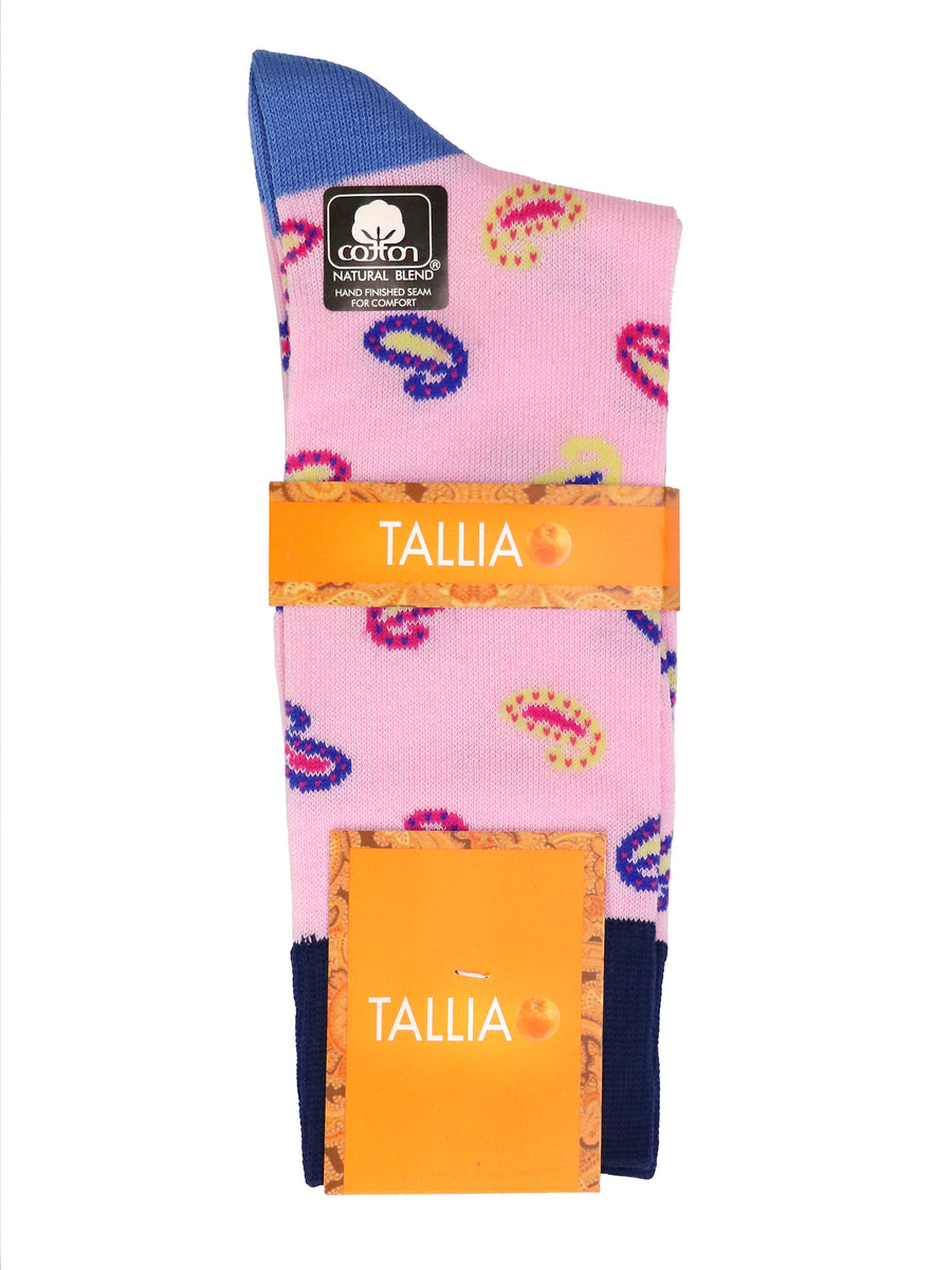 Tallia 37563 Boys' Socks - Paisley - Pink