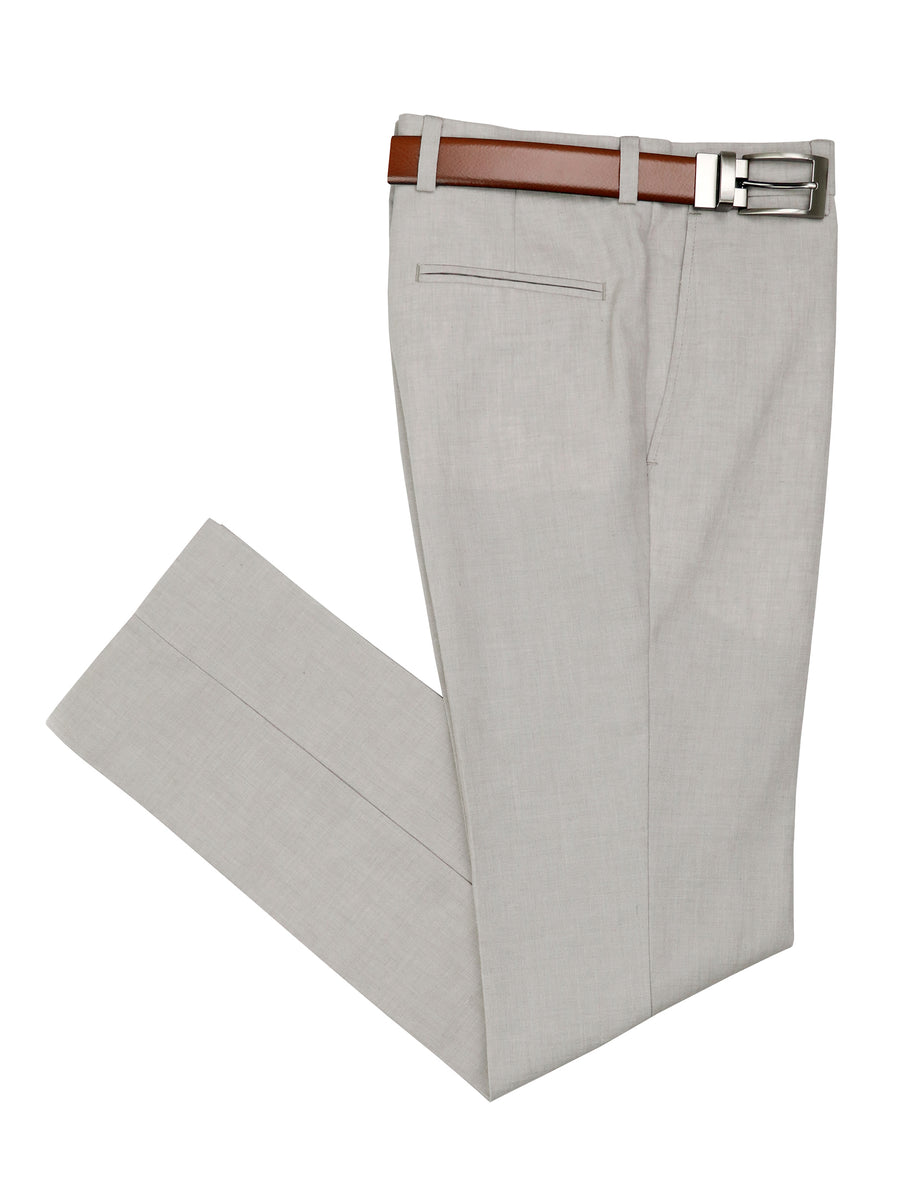 Ben Sherman 37615P Boy's Suit Separate Pants - Linen - Beige