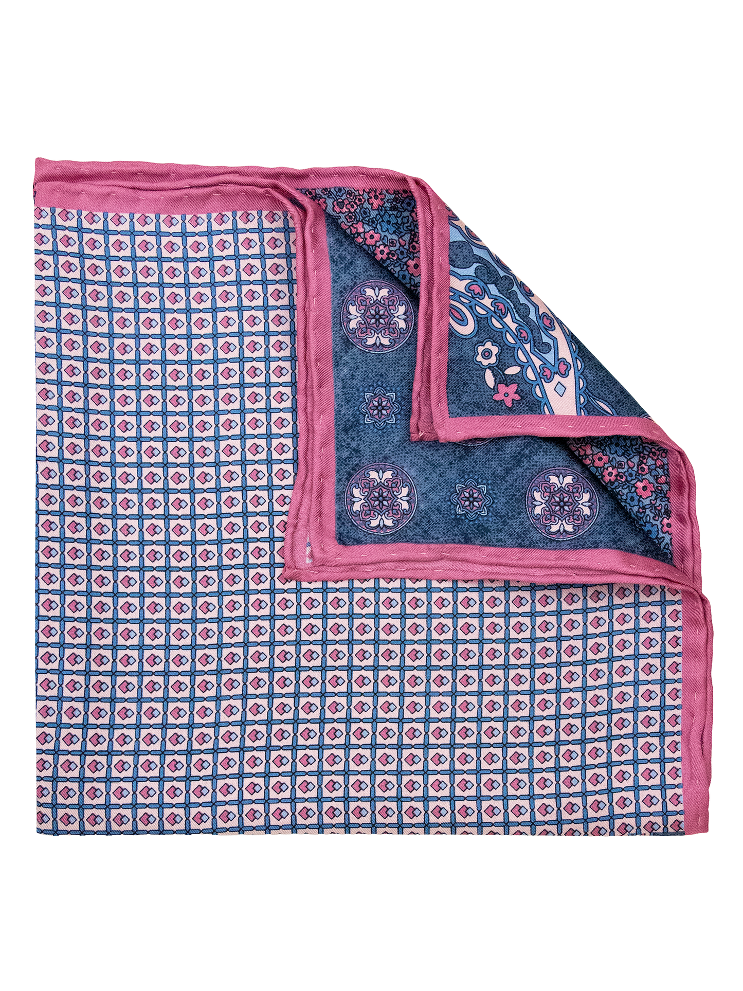 Heritage House 38269 Pocket Square - 4-in-1 - Pink/Powder