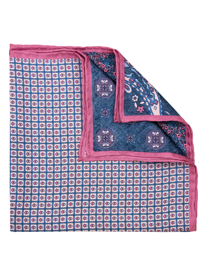 Heritage House 38269 Pocket Square - 4-in-1 - Pink/Powder