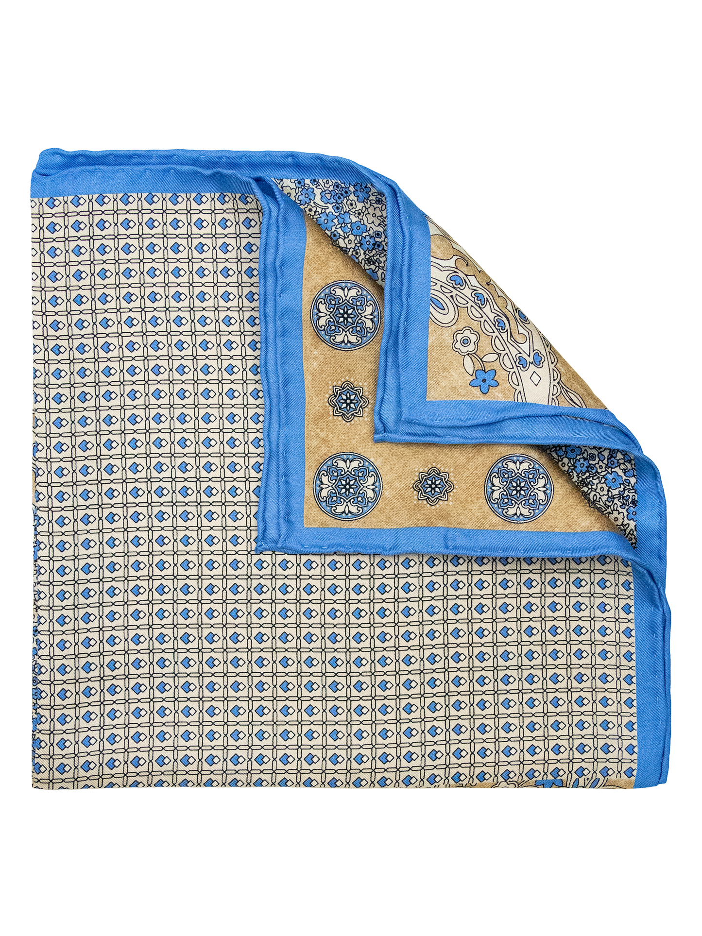 Heritage House 38270 Pocket Square - 4-in-1 - Ivory/Powder