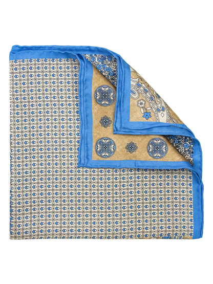 Heritage House 38270 Pocket Square - 4-in-1 - Ivory/Powder