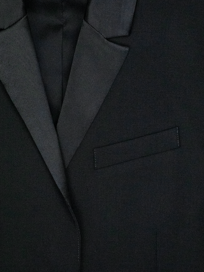 Emporio Armani 38483 Boy's Tuxedo - Solid - Black