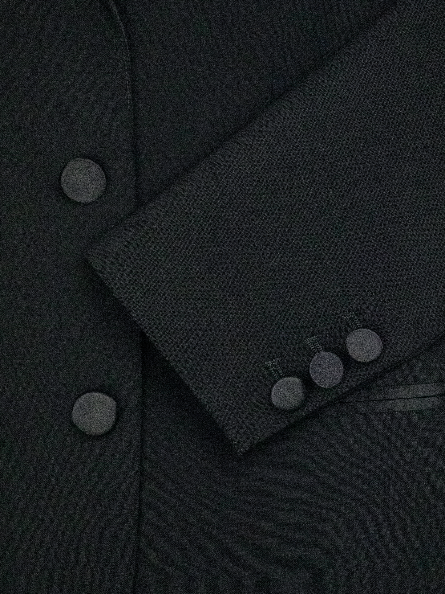 Emporio Armani 38483 Boy's Tuxedo - Solid - Black