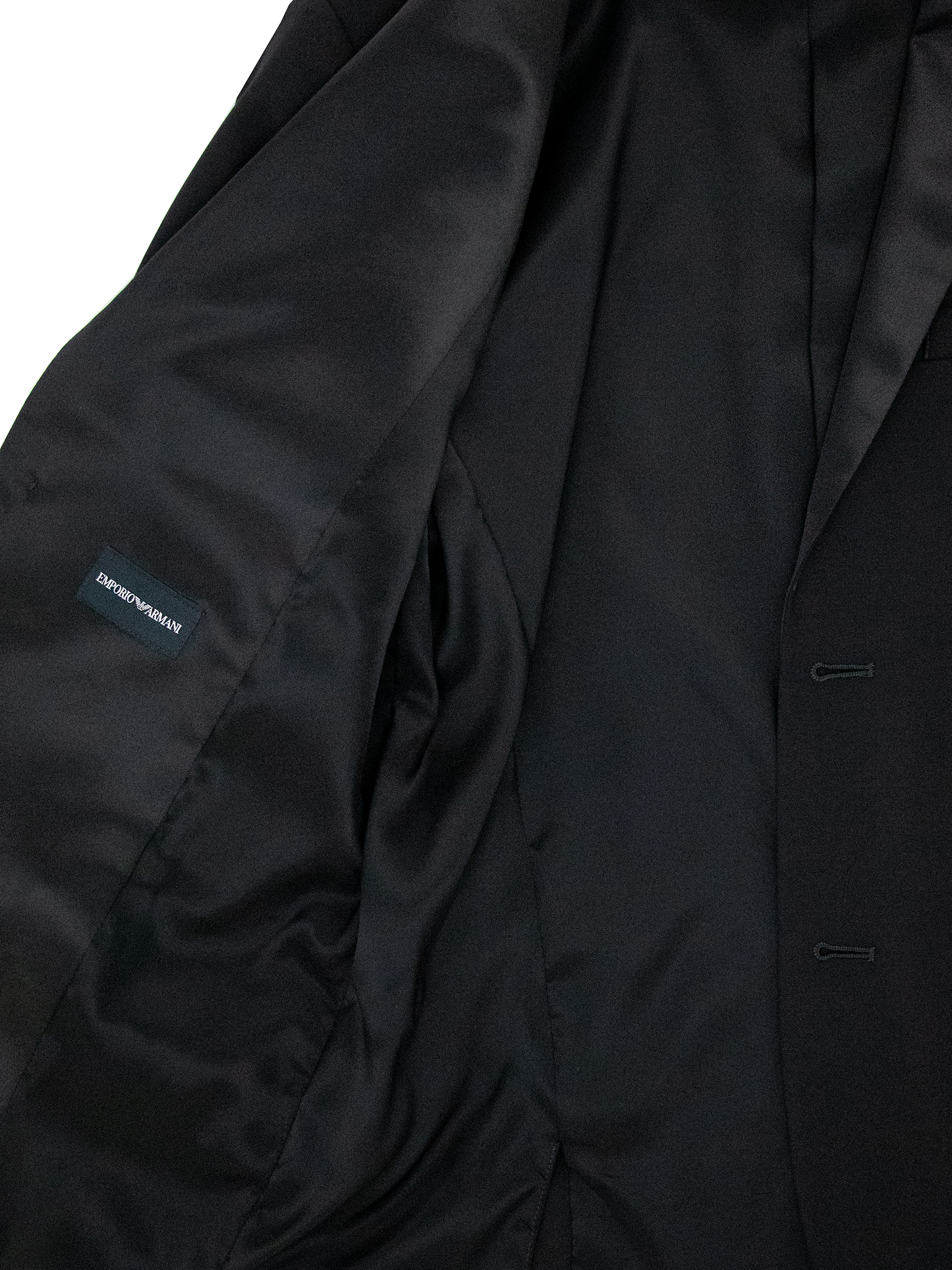 Emporio Armani 38483 Boy's Tuxedo - Solid - Black