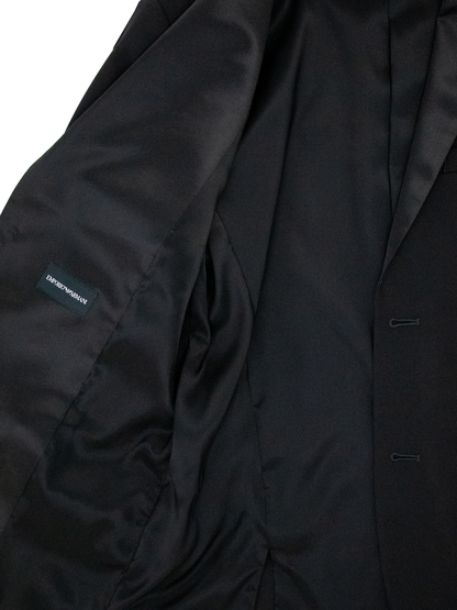 Emporio Armani 38483 Boy's Tuxedo - Solid - Black