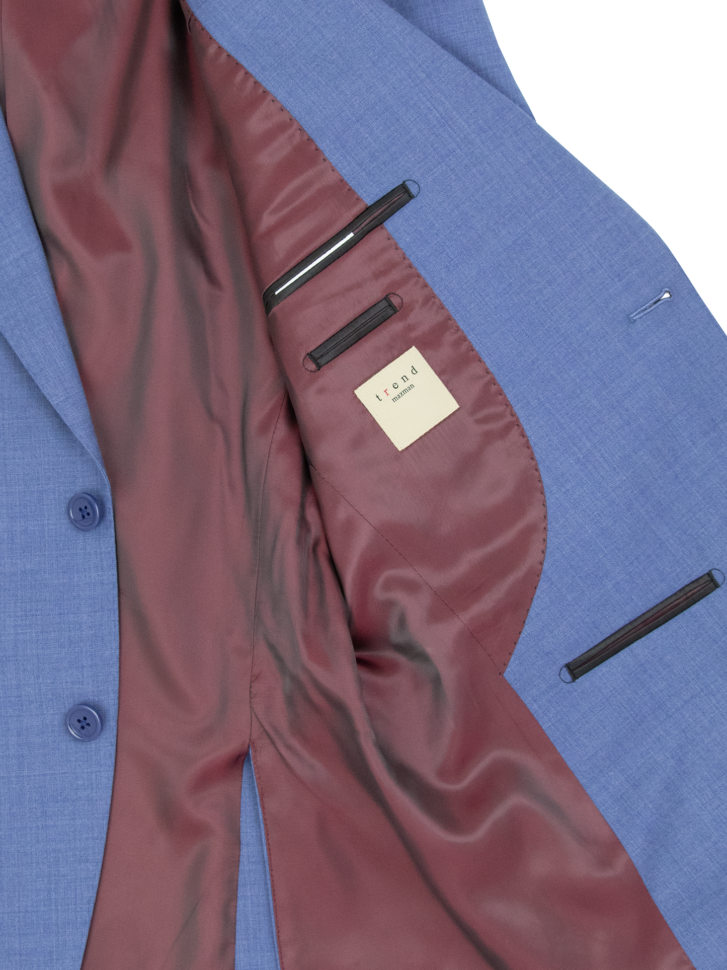 Trend by Maxman 38497 Young Men's Suit Separate Jacket - Steel Blue