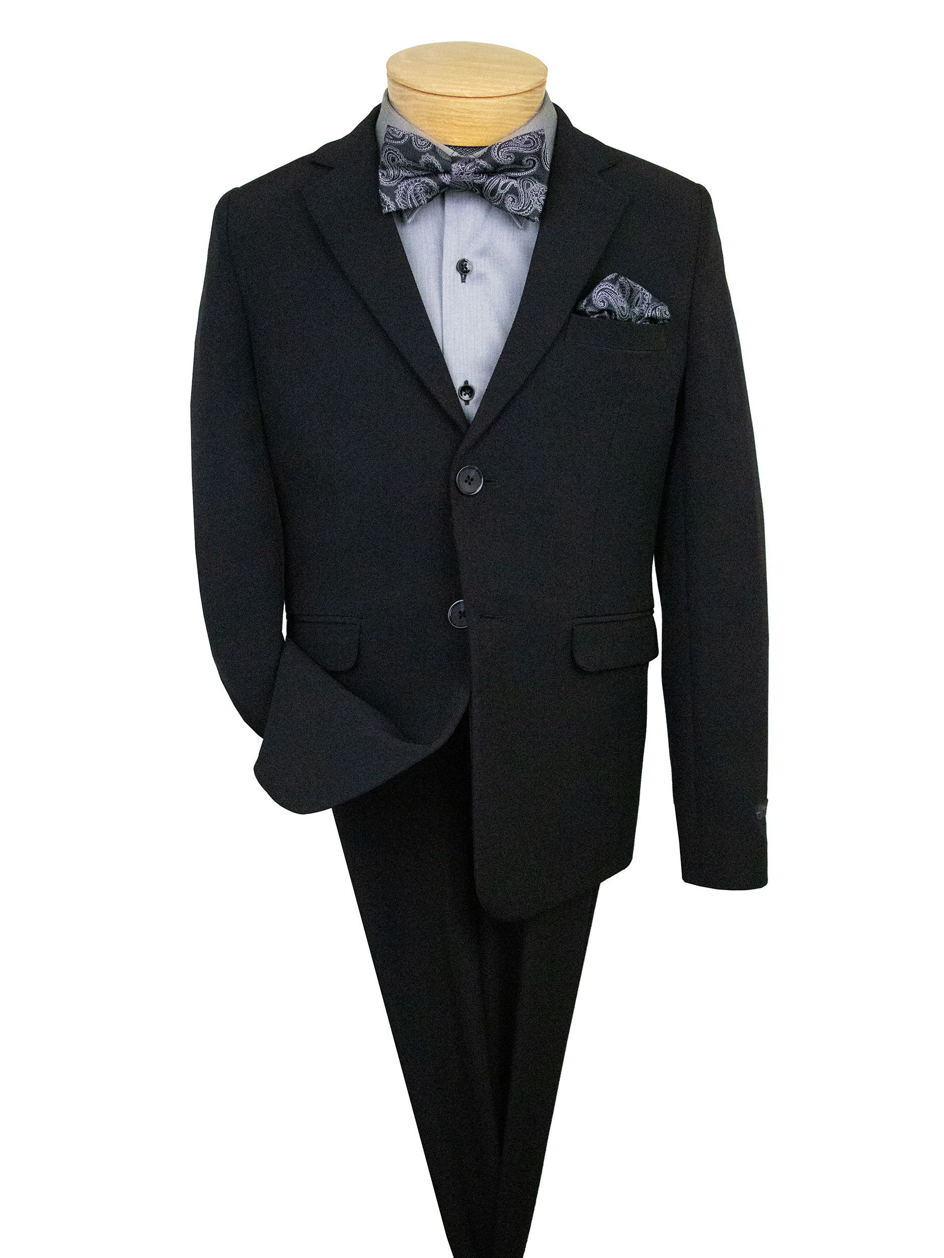 Boys suit - solid black