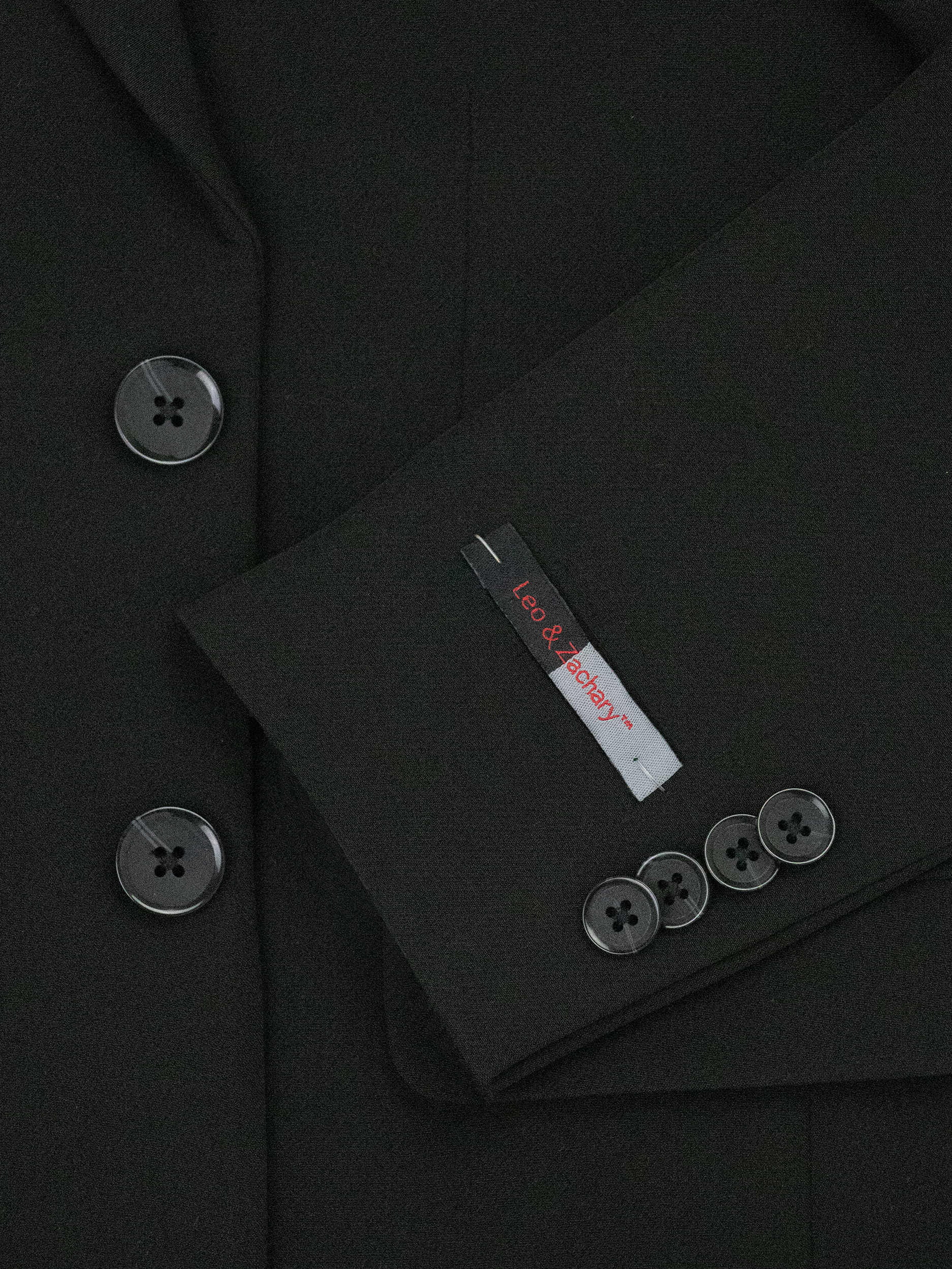 Boys suit - solid black