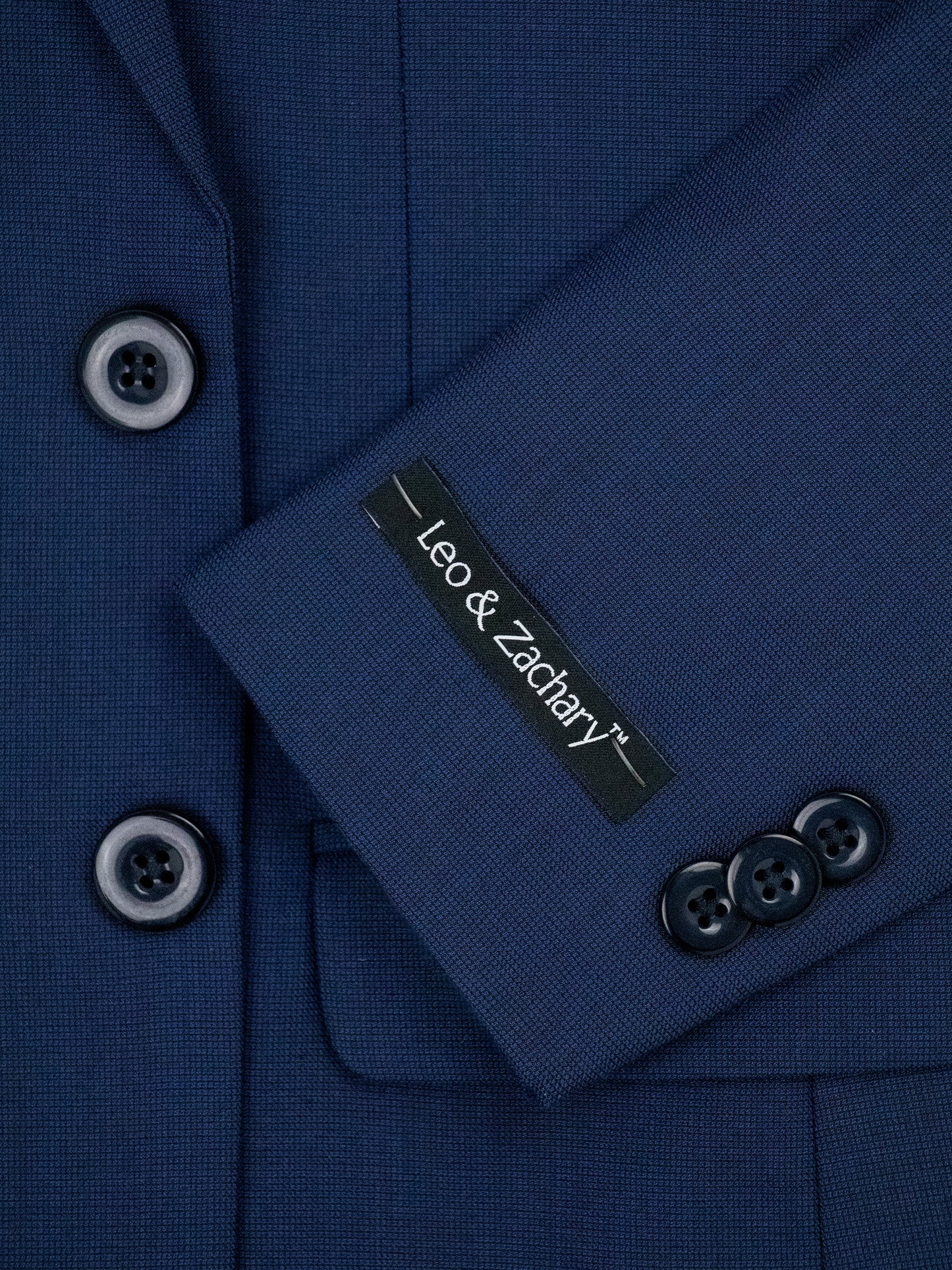 Boys suit - vested navy blue