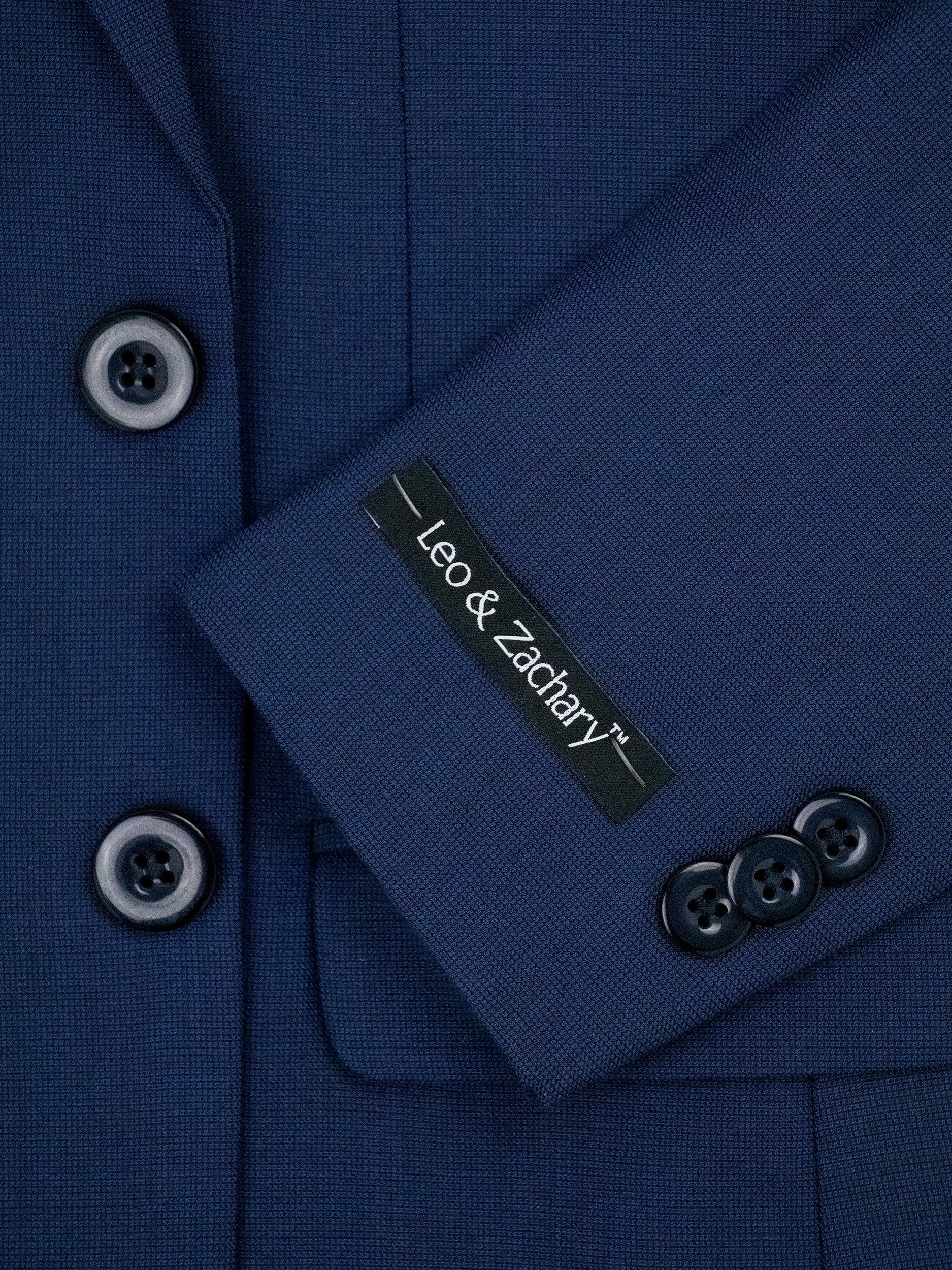 Boys suit - vested navy blue