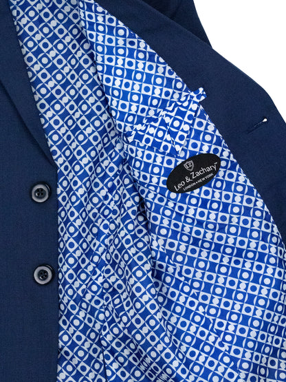 Boys suit - vested navy blue